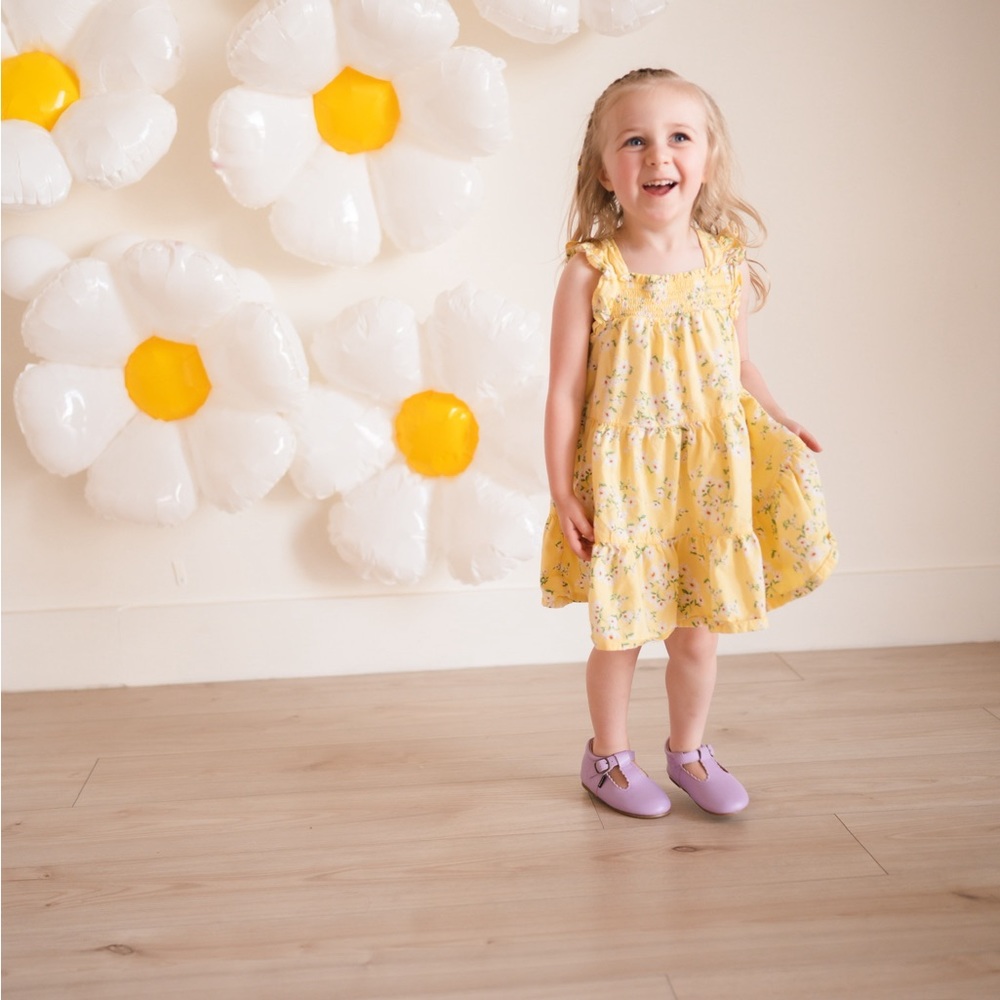 Riley T-Straps - Scalloped - Lavender - Picture 5 of 13